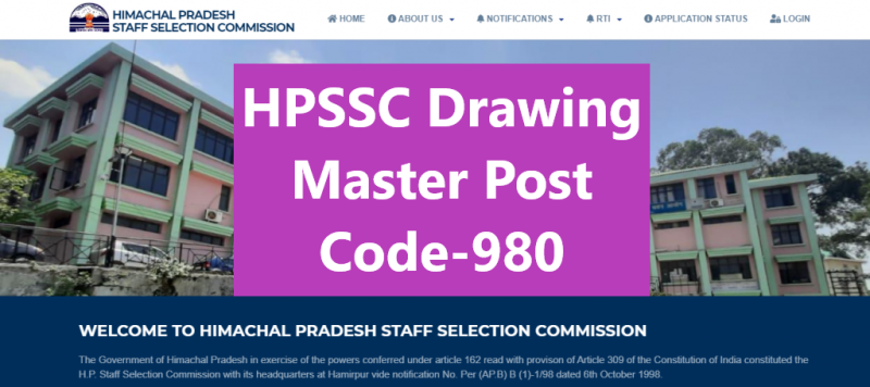 HPSSC Drawing Master Post Code 980